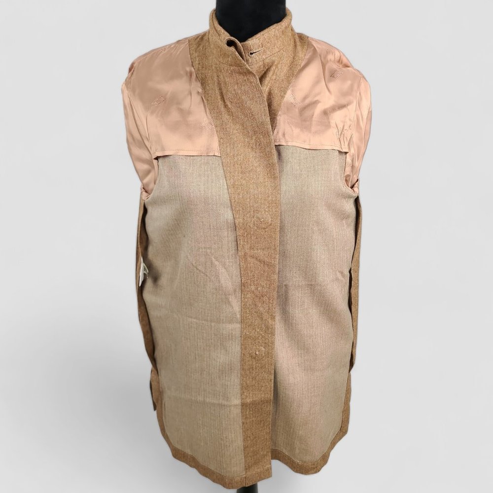 Escada Herringbone Five Button Down Cashmere/Silk… - image 6